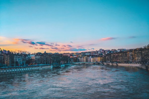 An evening in Lyon, France